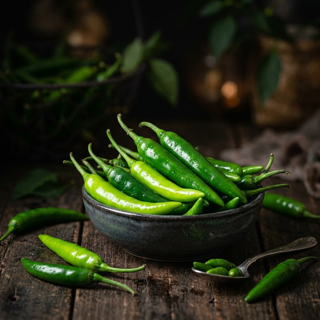 Green Chillies - export quality